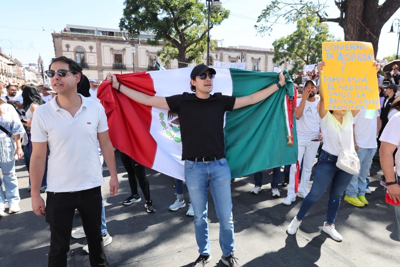 Sin incidentes, manifestación en el Centro Histórico de Morelia: Raúl Zepeda