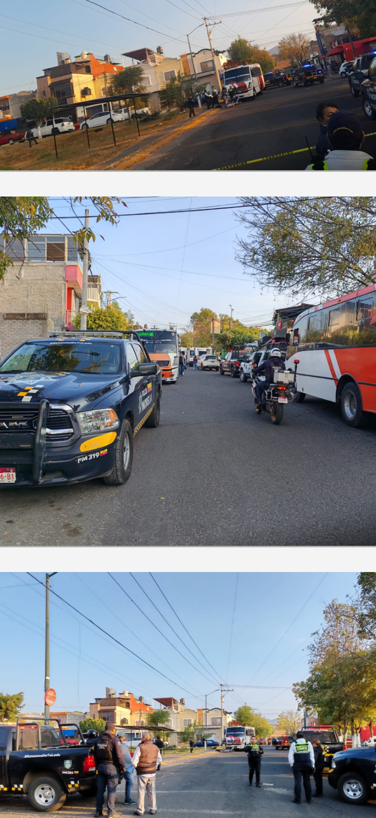 Bal3an camión de pasajeros en Villas de la Loma; hay 1 mu3rto y 3 herid0s