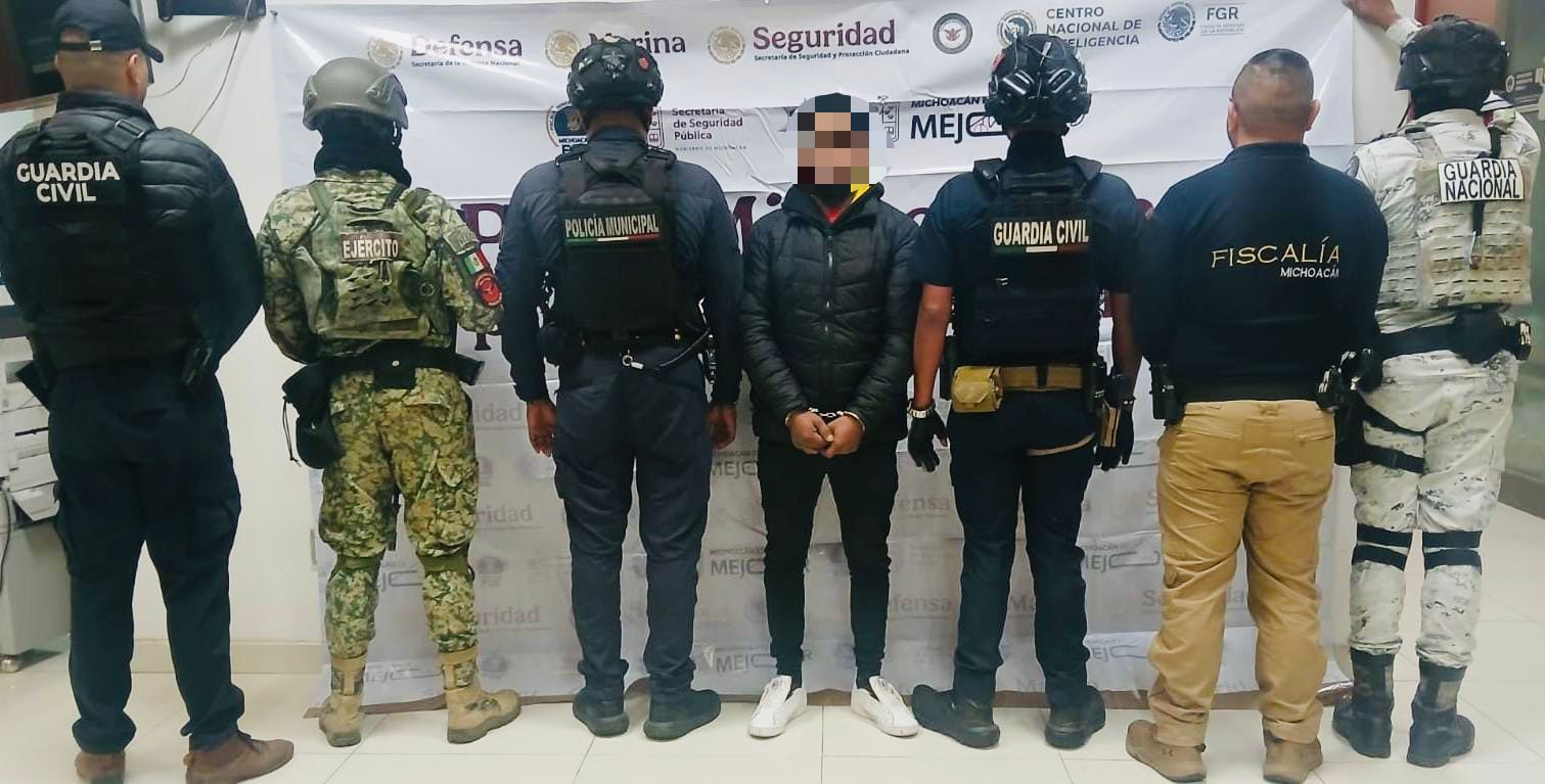 Det3nido presunto h0micida y generador de viol3ncia en Zamora: SSP