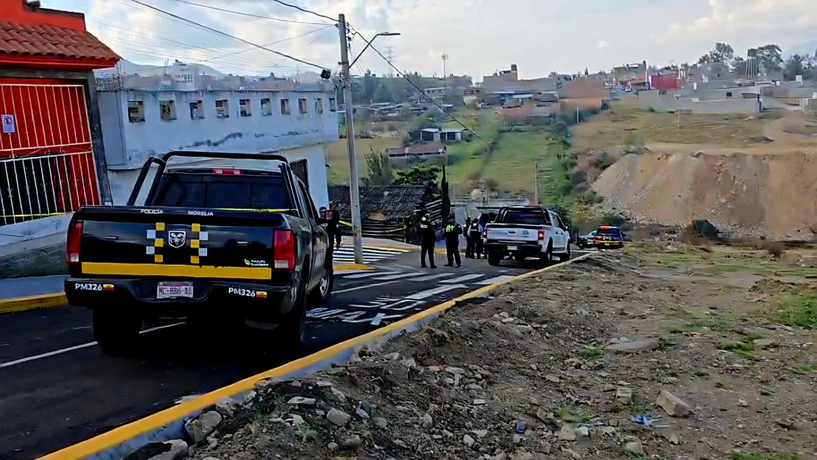 Hallan a hombre asesinado en la colonia Valle del Durazno, al sur de Morelia