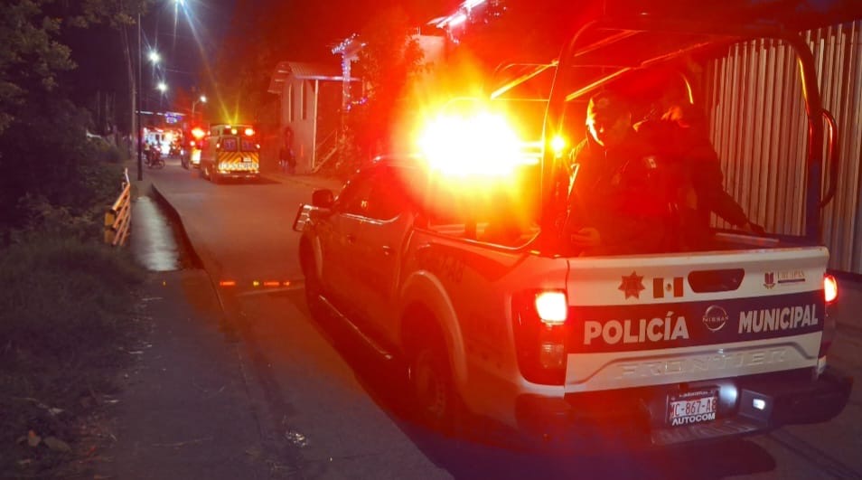 Delincuent3s bal3an domicilio en la colonia Ejército Mexicano de Uruapan