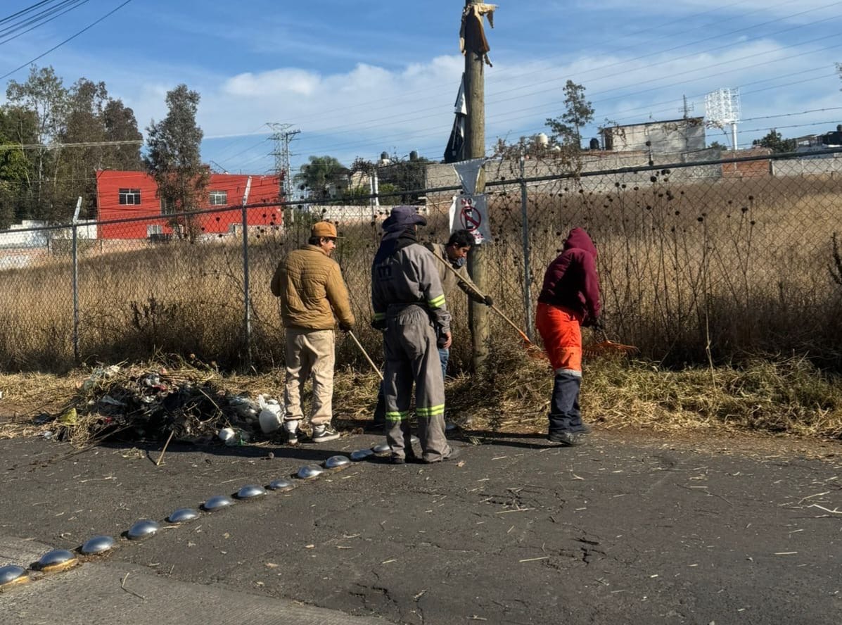 Gobierno de Morelia realiza jornada integral en San José del Cerrito y avenidas cercanas