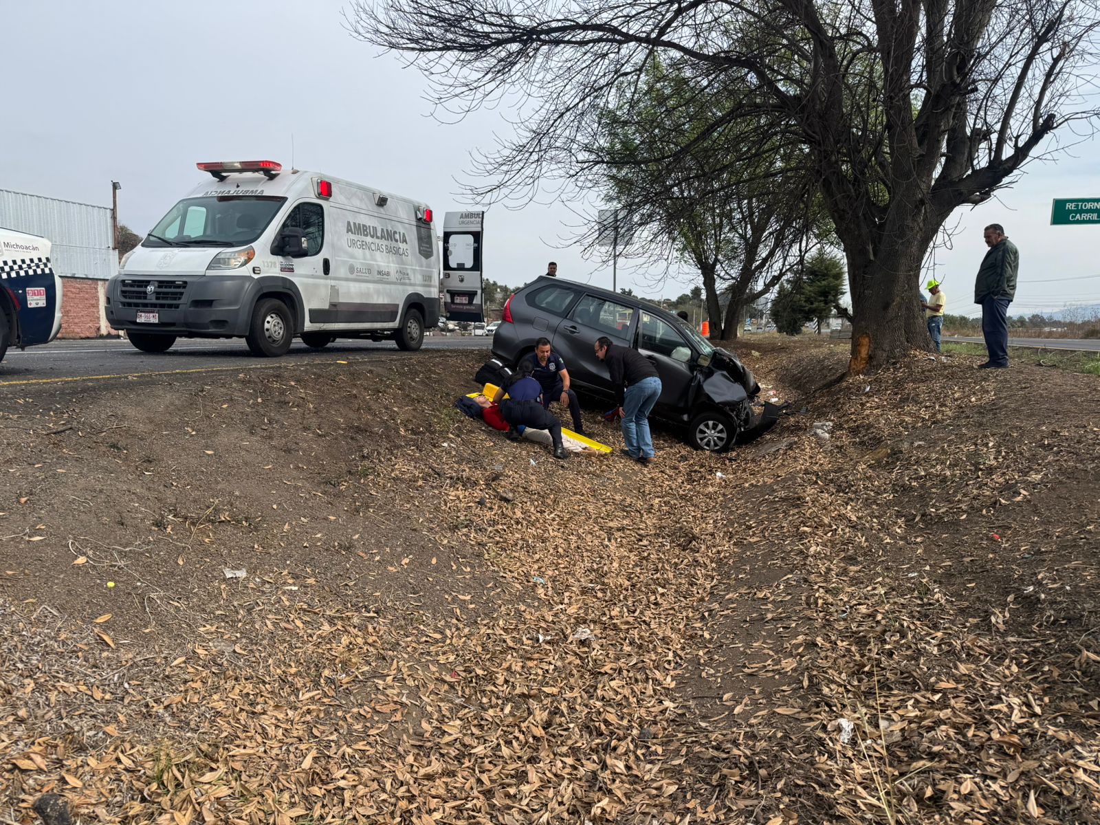Se registran 2 accident3s vehiculares en el municipio de Morelia; hay 3 herid0s