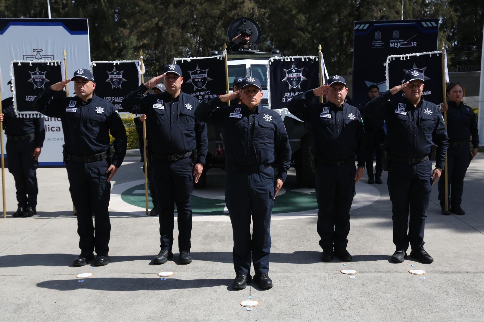 SSP dignifica a la Guardia Civil con nuevo equipamiento para proteger a las familias michoacanas