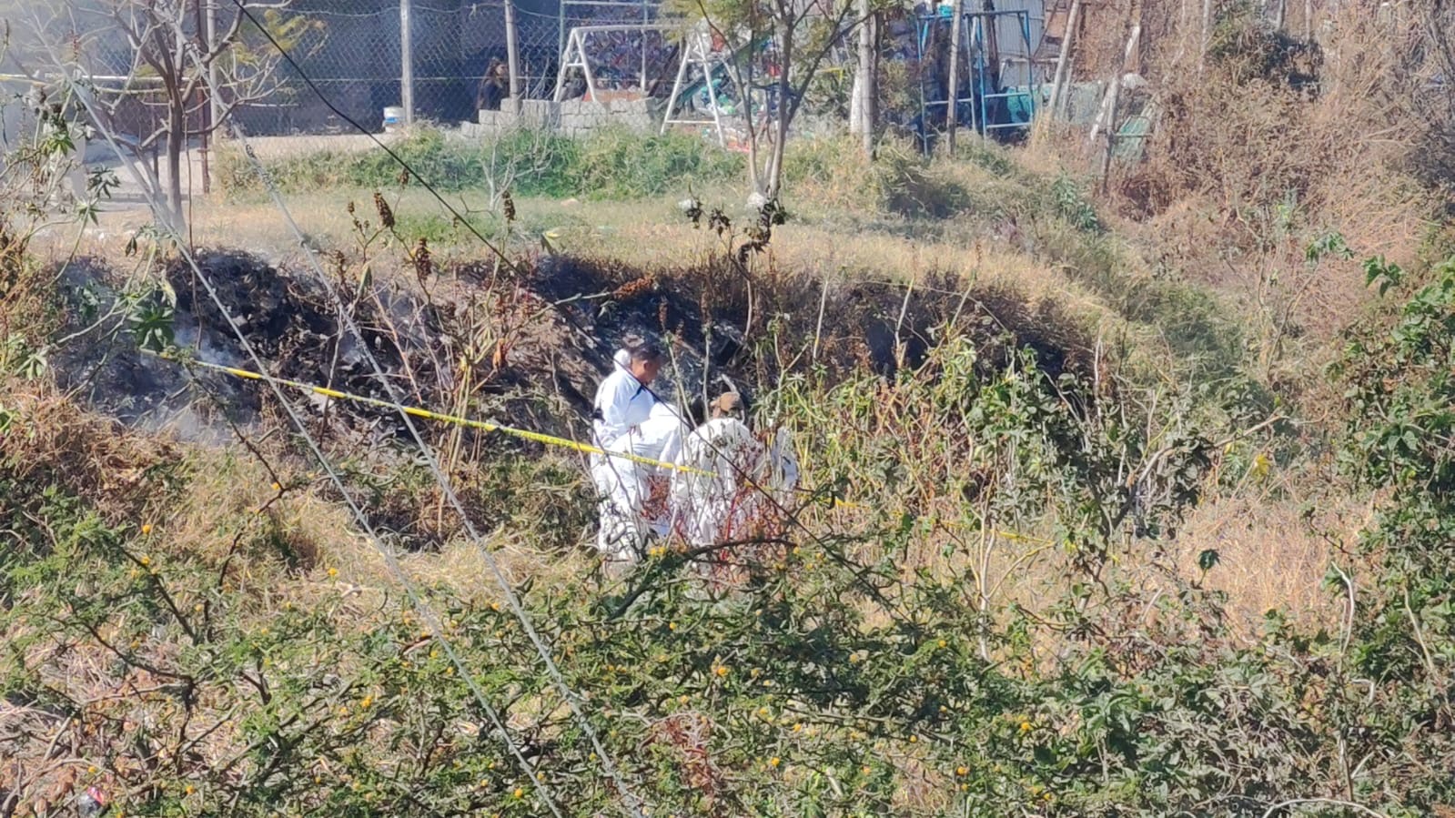 Hallan a hombre calcinado en predio de la colonia Ampliación Solidaridad, Morelia