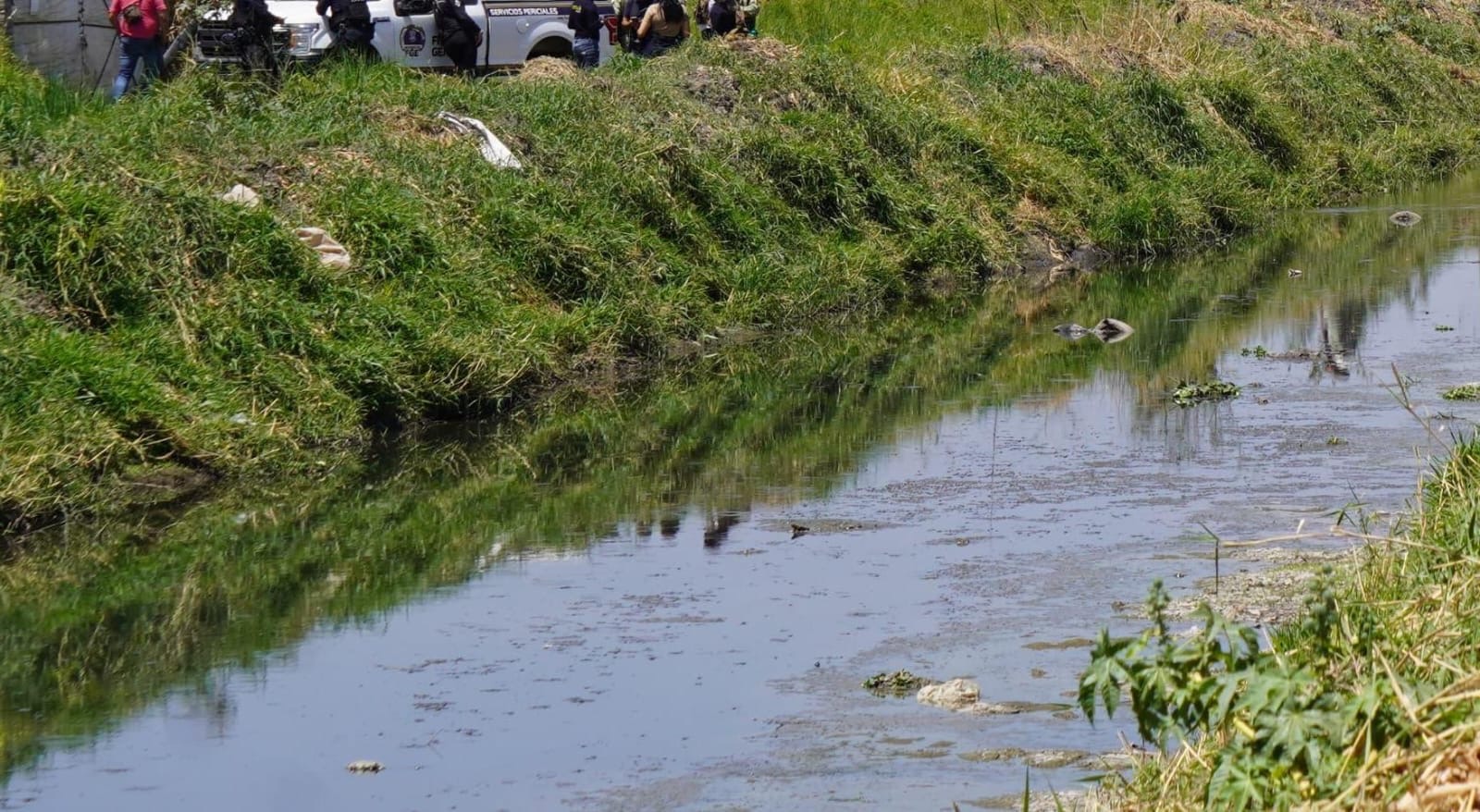Hallan cadáver en canal de aguas negras de Zamora