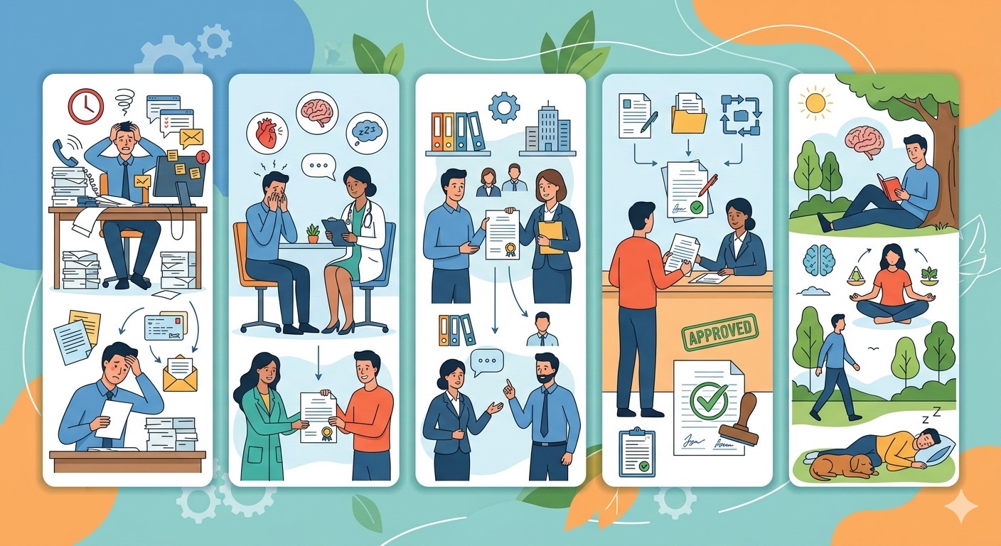 SOMOS NUESTRA MEMORIA, “Cómo pedir una incapacidad por estrés laboral”