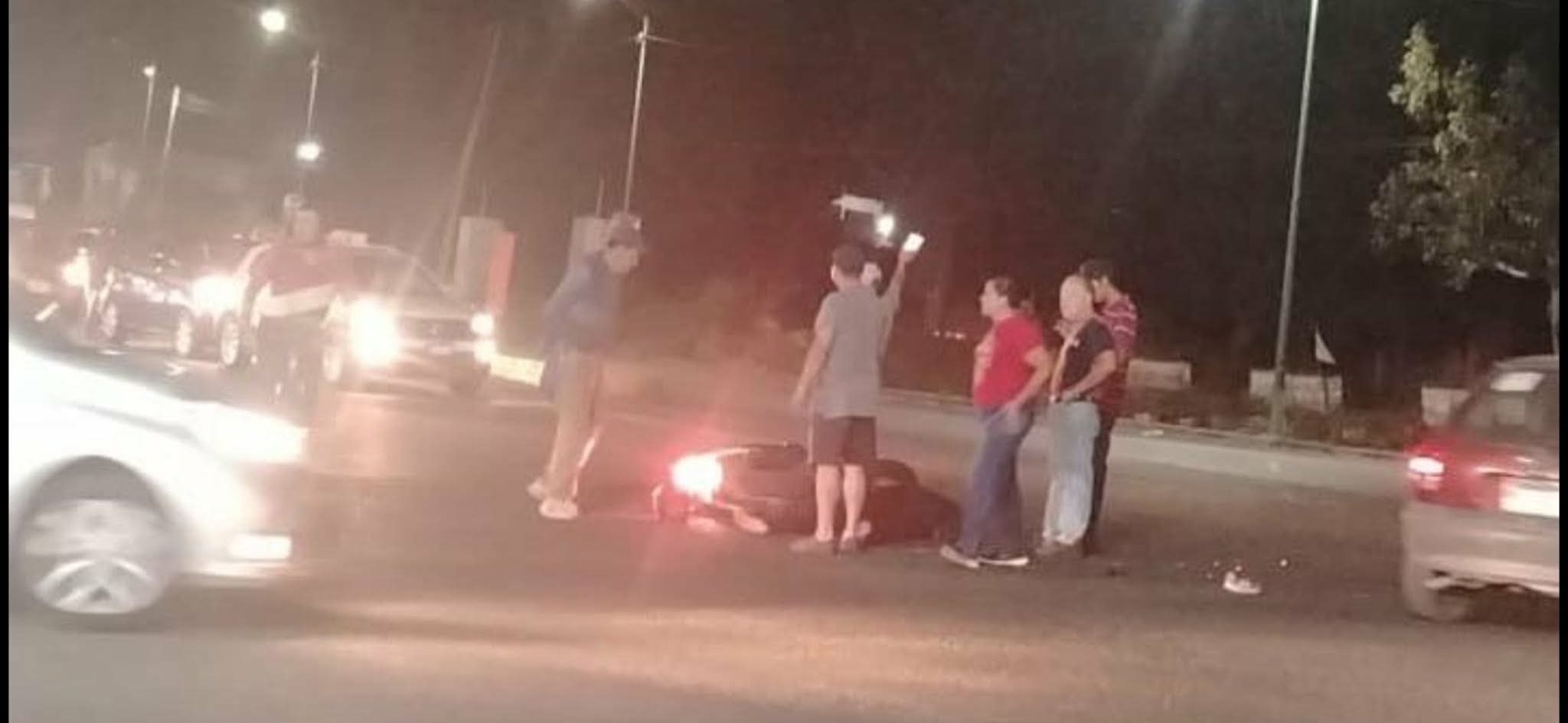 Mujer motociclista sufre accident3 en la avenida Madero Poniente de Morelia 